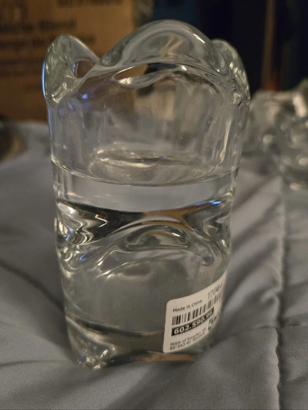 IKEA Heavy Glass Tealight Candle Holders for All Seasons Set Of 4